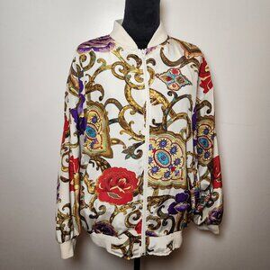 Vintage Avant Garde Floral Design Jacket Size ONE SIZE